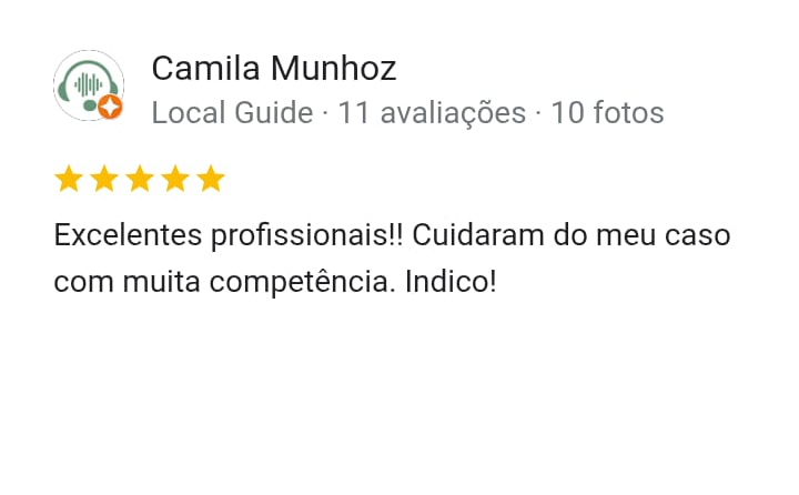 Avaliação de Advogado no Google