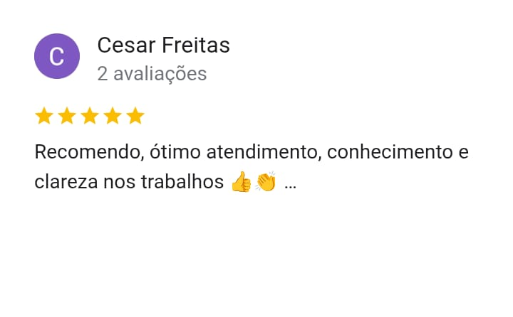 Avaliação de Advogado no Google