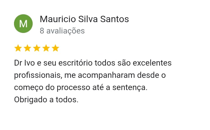 Avaliação de Advogado no Google